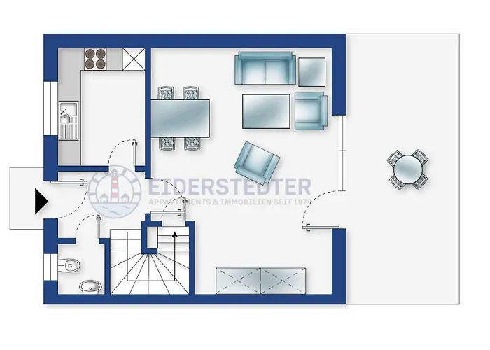 Hausteil 30 Strandflieder Id 461 Casa de Férias Sankt Peter-Ording